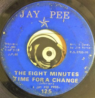 The Eight Minutes 45 Rare Chicago Soul 1968 Time For A Change Oh Yes I Do Vg,  @