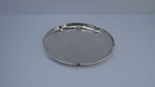 Arts & Crafts Kalo Shop Hand Wrought 5 " Sterling Silver Round Tray