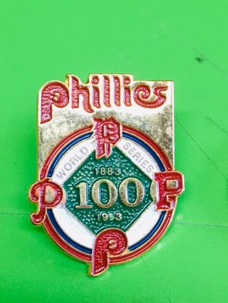 1983 Philadelphia Phillies World Series Press Media Pin