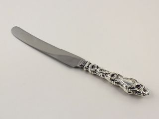 Gorham Whiting Lily Sterling Silver Dinner Knife - 9 1/4 " - No Monograms
