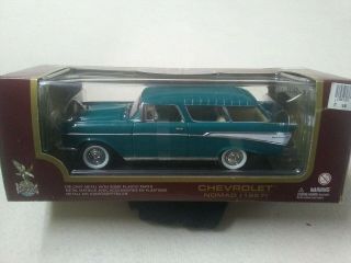Vintage Road Legends 1:18 Scale Diecast 1957 Chevy Nomad - Teal