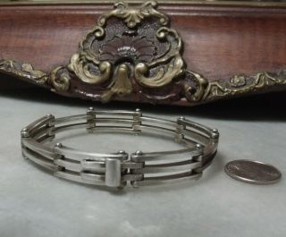 Vintage Sterling Silver Heavy Bracelet By Tiffany