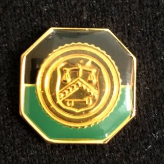 Authentic Us Atf White House Hard Pin 90’s Era Black/green Numbered
