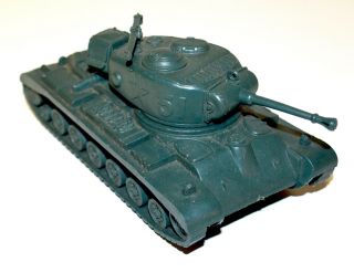 Vintage 1960s Marx Tank Battle Army Playset Plastic No.  51 Tank