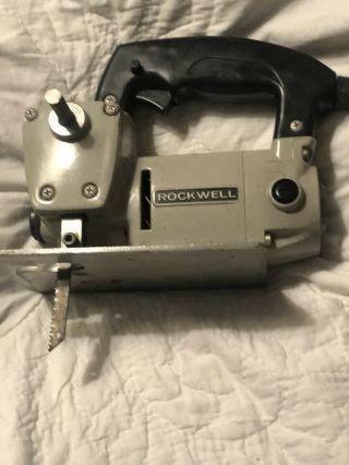 ROCKWELL Bayonet Saw Porter Cable 548 Extra Heavy Duty Jig Vintage 3