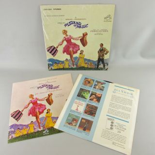 The Sound Of Music " Lp Vinyl 1st Press 1965 Rca Lsod - 2005 Shrink Booklet Sleeve
