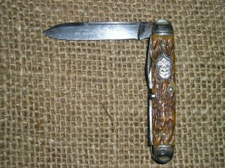 Vintage Remington Umc Inside Circle Rs4233 Official Boy Scout Knife Acorn