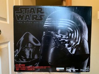 2015 Star Wars The Black Series Kylo Ren Electronic Voice Changer Helmet Nm