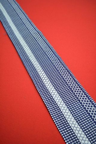 BM24/50 Vintage Japanese Fabric Cotton Antique Boro Patch Indigo Blue 66.  1 