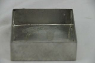 MCM Mid Century Signed DOn MIller Hammered Pewter Covered Box Mid Century 3