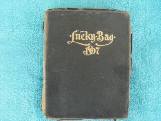 1907 The Lucky Bag United States Naval Academy Yearbook Of Midshipmen