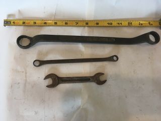 Antique Craftsman Wrench,  Set Of 3,  Unrestored