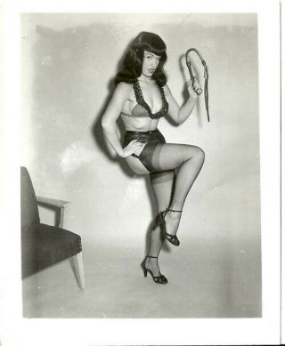 Bettie Page Betty Page Photo 4 X 5 Vintage Irving Klaw Risque 3