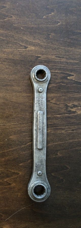 Vintage Craftsman Box End Ratchet Wrench 1/2 