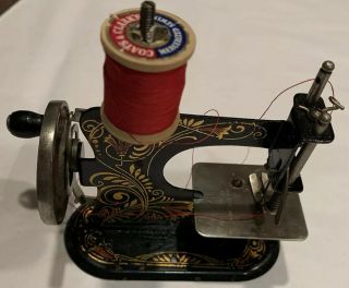 Vintage Toy,  Miniature German Sewing Machine