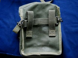 WWII US Army Korea/WWII Cryptograph canvas carrying case M 209 - B (1943 -) 3
