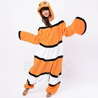 Nemo Fleece Kigurumi Cosplay Costume Party Pajamas Disney Finding Nemo