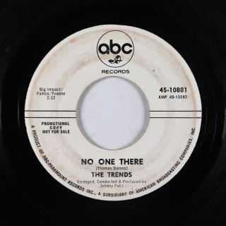 Northern Soul 45 - Trends - No One There - Abc - Mp3