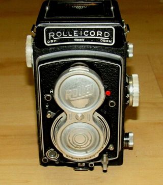 Vintage Rolleicord Dbp Dbgm Camera Franke & Heidecke Xenar 1:3.  5/75 Lens