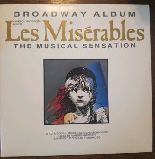 Les Miserables Broadway Album Soundtrack Lp Ost Ex Dmm