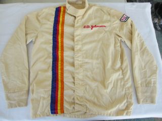 Vintage 70s Hinchman Nomex Racing Jacket Filler Products D.  B.  Johnson Can - Am L