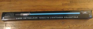 Star Wars Luke Skywalker 2007 Force Fx Blue Lightsaber Master Replicas