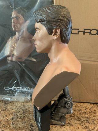 LE /300 Chronicle Collectibles 1:2 Scale Terminator Genisys Bust T - 800 3