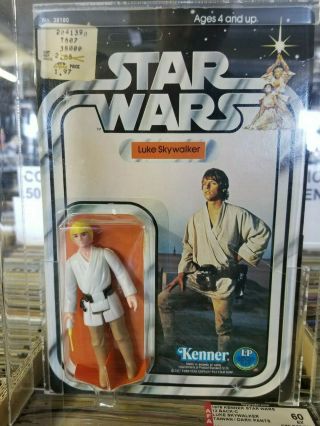 1978 Kenner Star Wars Luke Skywalker 12 Back Dark Pants Graded 60 Ex Vintage