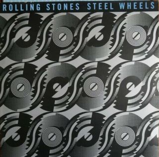 Rolling Stones " Steel Wheels " Vintage Vinyl (oc 45333) Usa 1989