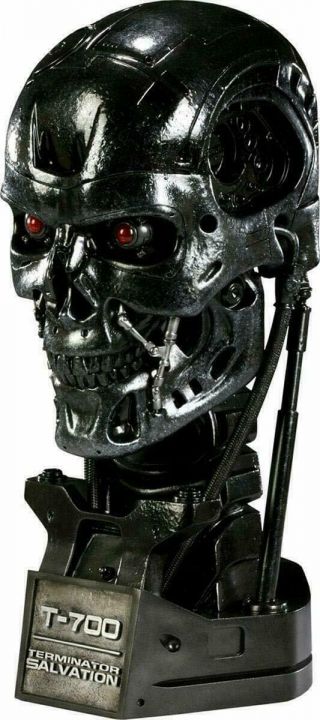 Sideshow 1:1 T - 700 Terminator Endoskeleton Life Size Bust (alien Predator Prop)
