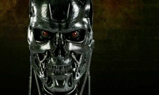 Sideshow 1:1 T - 700 Terminator Endoskeleton Life Size Bust (Alien Predator Prop) 2