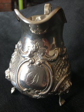 Antique Solid Silver Creamer Jug 1854 Thomas Henry Francis & Frederick Francis