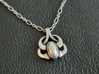 Georg Jensen 925s Sterling Silver Pendant Of The Year 2006