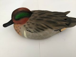 Ducks Unlimited Special Edition Decoy Medallion Series Green Wing Teal