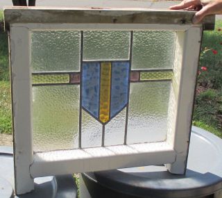 2 Stained Glass,  18 " X 15 1/2 " About Old Wood Frame Is 2 