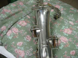 Vintage Martin Silver Alto Saxophone,  No Case