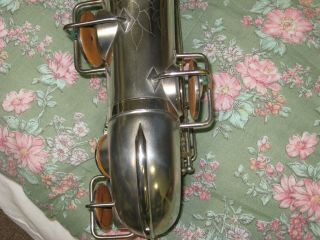 Vintage Martin Silver Alto Saxophone,  No Case 3