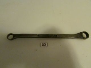 Vintage Dunlap 1/2 " X 9/16 " Offset Double Box End Wrench Usa Tool V Series