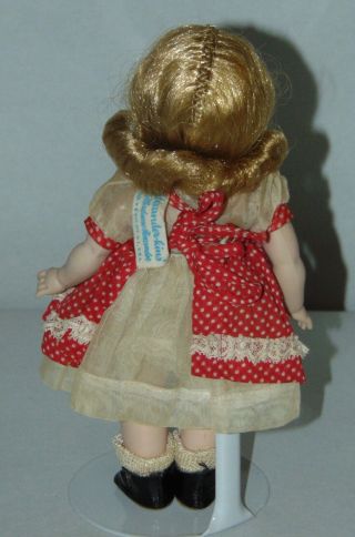 Vtg 50s ALEXANDER - KINS Doll MADAME ALEXANDER Wendy ' s Favorite Outfit STRUNG 3