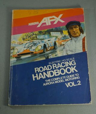 1975 Aurora Afx Slot Car Road Racing Handbook Vol.  2