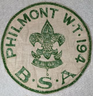 Boy Scout - Philmont W.  T.  194 Bsa Patch
