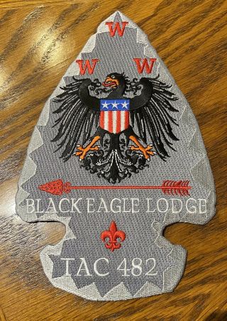 Black Eagle Lodge Tac 482 Back Patch