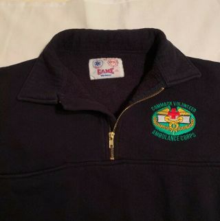 Commack Fire Rescue Ems Emt Department Game Work Wear Sweatshirt Xl Nypd