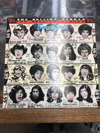 The Rolling Stones Some Girls 1st Version Coc 39108 Lp H - 518