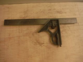 Vintage Sears Craftsman 9 - 3960 Combination Square,  Level & 12 " Rule.