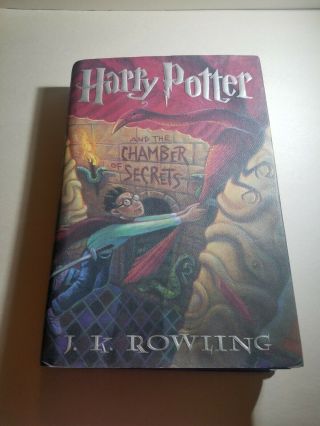 Rare Harry Potter And The Chamber Of Secrets Book With Typo First Edition 1999