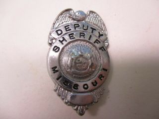 Obsolete Police Badge Small Deputy Sheriff Missouri