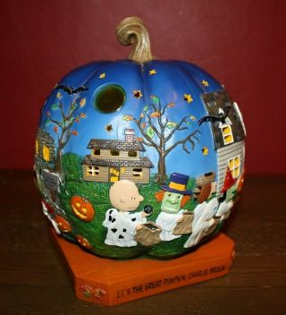 Danbury Peanuts " Its The Great Pumpkin Charlie Brown " Fantastic Detail