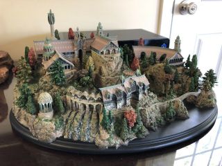 Weta Rivendell Large Environment Scene Lord Of The Rings - - Minor Damage
