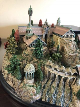 Weta RIVENDELL Large Environment Scene Lord of The Rings - - minor Damage 3
